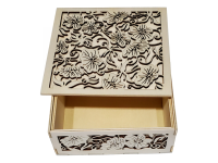 Laser Cut Ornate Jewellery Box