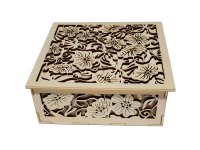 Laser Cut Ornate Jewellery Box