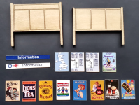 Model Railway Notice Boards and Posters