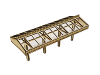Model Railway Station Platform Canopy