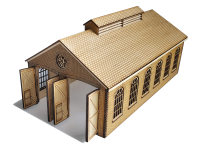 Model Railway Double Engine Shed
