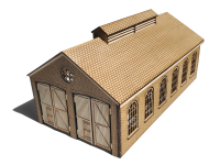 Model Railway Double Engine Shed