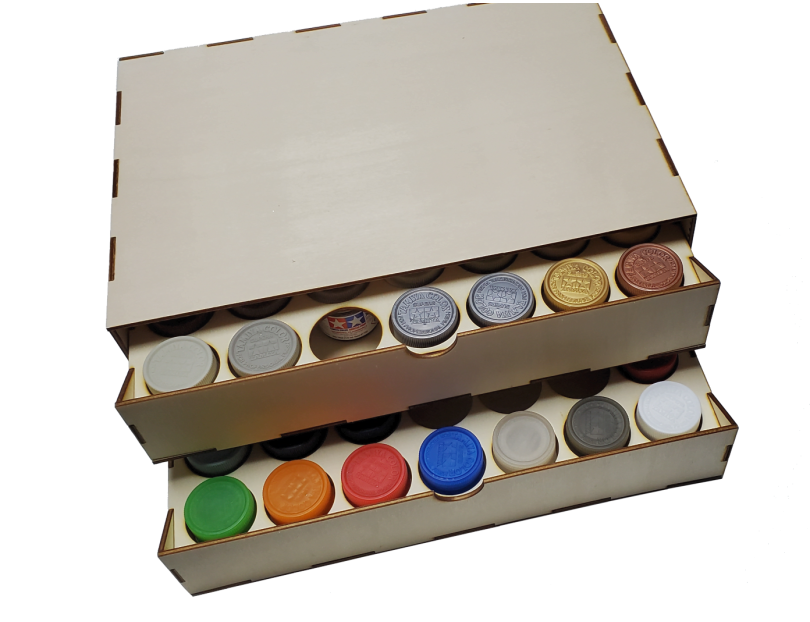 Two Drawer Organiser for 36mm Jars