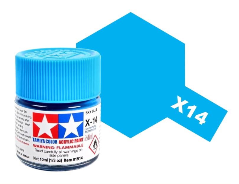 Tamiya Acrylic Mini X-14