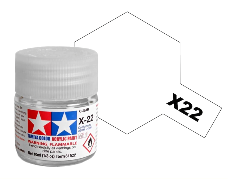 Tamiya Acrylic Mini X-22