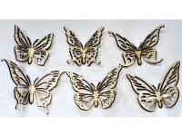 Laser Cut Butterfly Set