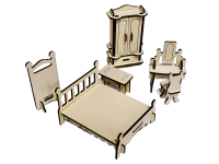 Laser Cut Bedroom Furniture Set