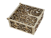 Laser Cut Tree of Life Jewellery Box