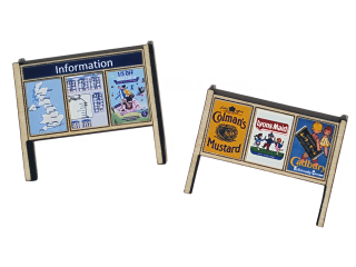 Model Railway Notice Boards and Posters