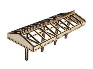 Model Railway Station Canopy