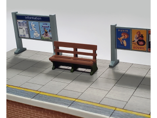 Model Railway GWR Bench Set
