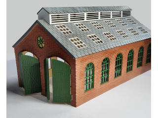 Model Railway Double Engine Shed