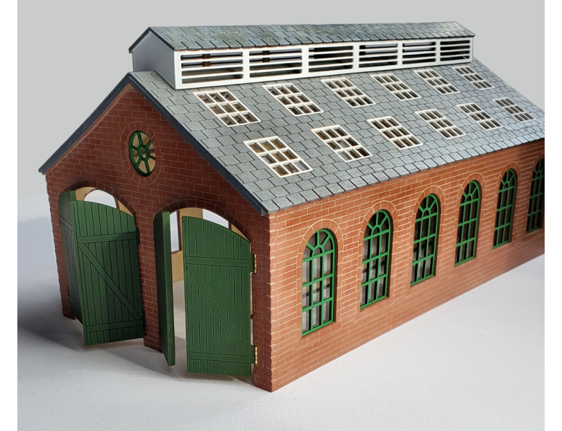 Model Railway Double Engine Shed