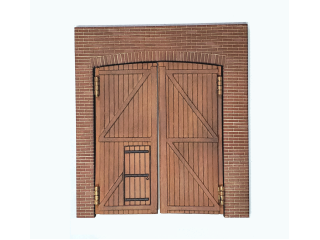 Model Railway Engine Shed Doors