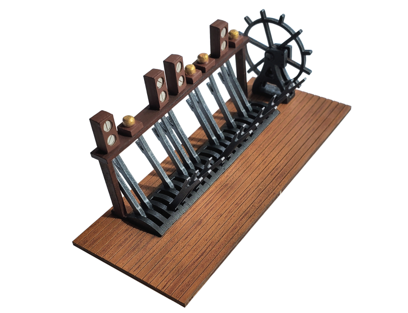 Model Railway Signal Box Interior