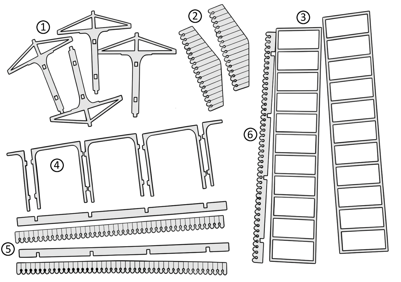 Railway Station Platform Canopy Parts
