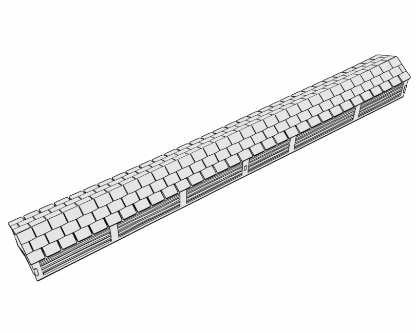 Railway Station Double Engine Shed Step 5