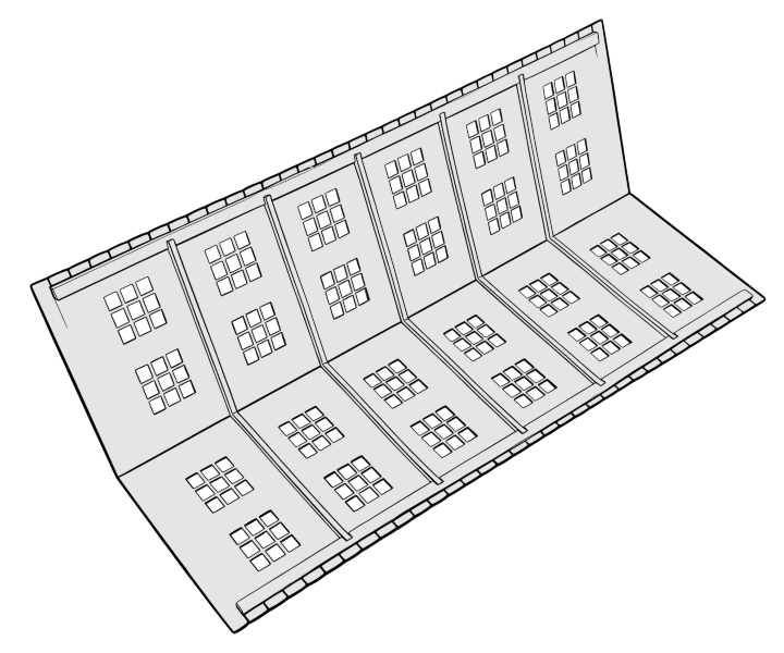 Railway Station Double Engine Shed Step 8